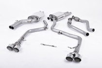 Milltek Cat-back - Non-resonated (louder). Polished Quad-outlet - S5 - 3.0 TFSI B8.5 Coupe & Cabriolet - 2011-2020 - SSXAU409 Milltek Cat-back - Non-resonated (louder). Polished Quad-outlet - S5 - 3.0 TFSI B8.5 Coupe & Cabriolet - 2011-2020 - SSXAU409