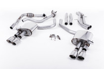 Milltek Cat-back - Non-Resonated (Louder) with Quad Polished Oval Trims - S5 - 3.0 V6 Turbo Sportback B9 (Sport Diff Models Only & without Brace Bars) - 2017-2020 - SSXAU704_1 Milltek Cat-back - Non-Resonated (Louder) with Quad Polished Oval Trims - S5 - 3.0 V6 Turbo Sportback B9 (Sport Diff Models Only & without Brace Bars) - 2017-2020 - SSXAU704_1