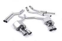 Milltek non-resonated valved cat-back exhaust SSXAU445 for the Audi S7 Sportback