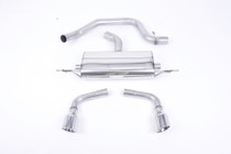 Milltek Cat-back - Dual - requires valance from the 3.2 V6 model - TT Mk2 - 2.0 TFSi 2WD - 2006-2011 - SSXAU143 Milltek Cat-back - Dual - requires valance from the 3.2 V6 model - TT Mk2 - 2.0 TFSi 2WD - 2006-2011 - SSXAU143