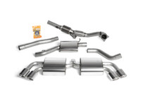 Milltek Turbo-back including Hi-Flow Sports Cat - Cast Downpipe with 200 cell HJS High Flow Cat - TT Mk2 - TTS quattro - 2008-2014 - SSXAU311 Milltek Turbo-back including Hi-Flow Sports Cat - Cast Downpipe with 200 cell HJS High Flow Cat - TT Mk2 - TTS quattro - 2008-2014 - SSXAU311