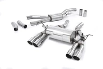 Milltek cat-back exhaust with race centre silencer (louder) SSXBM995 for the BMW M4 F82/F83