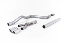 Milltek non-resonated cat-back exhaust system for SEAT Leon FR 2.0 TDI 5F
