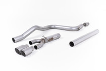 Milltek Cat-back - Non-resonated (louder). Titanium Tips - Leon - FR 2.0 TDI 150 SC and 5-door (manual and DSG-auto) - 2013-2020 - SSXSE180 Milltek Cat-back - Non-resonated (louder). Titanium Tips - Leon - FR 2.0 TDI 150 SC and 5-door (manual and DSG-auto) - 2013-2020 - SSXSE180