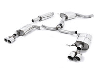 Milltek Cat-back - Quad Round Polished Tips. EC Approved - Leon - ST Cupra 280 & 290 2.0 TSI (280 & 290PS) - 2015-2020 - SSXSE170 Milltek Cat-back - Quad Round Polished Tips. EC Approved - Leon - ST Cupra 280 & 290 2.0 TSI (280 & 290PS) - 2015-2020 - SSXSE170
