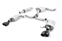 Milltek Cat-back - Quad Round Cerakote Black Tips. EC Approved - Leon - ST Cupra 280 & 290 2.0 TSI (280 & 290PS) - 2015-2020 - SSXSE171 Milltek Cat-back - Quad Round Cerakote Black Tips. EC Approved - Leon - ST Cupra 280 & 290 2.0 TSI (280 & 290PS) - 2015-2020 - SSXSE171