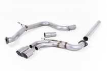 Milltek Cat-back - Non-resonated (louder). Titanium Tips - Golf - MK7 GTD 2.0 TDI 185PS - 2013-2020 - SSXVW340 Milltek Cat-back - Non-resonated (louder). Titanium Tips - Golf - MK7 GTD 2.0 TDI 185PS - 2013-2020 - SSXVW340