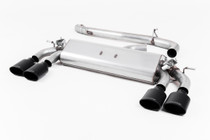 Milltek Cat-back - Non-resonated (louder). Cerakote Black Oval Tips - Golf - Mk7.5 R 2.0 TSI 310PS - 2017-2020 - SSXVW424 Milltek Cat-back - Non-resonated (louder). Cerakote Black Oval Tips - Golf - Mk7.5 R 2.0 TSI 310PS - 2017-2020 - SSXVW424