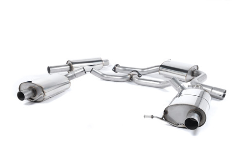 Milltek Cat-back - Resonated (quieter). EC-Approval Coming Uses OE Tips - Octavia - vRS 2.0 TSI 245PS (Face Lift) Hatch & Estate (OPF/GPF Models Only) - 2019 - 2021 - SSXSK020