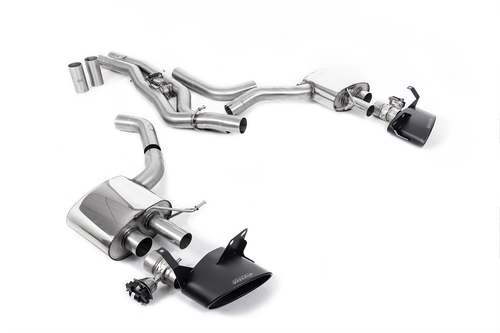 Milltek front silencer-back exhaust (valved) SSXAU863 for Audi RS6 and RS7 C8
