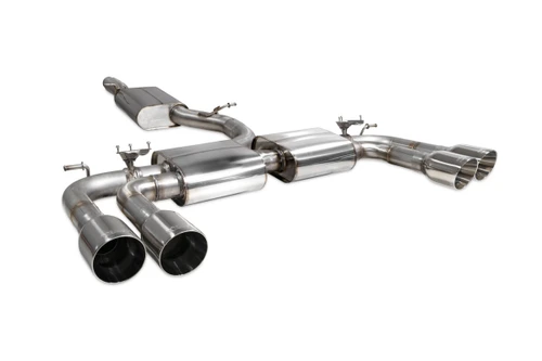 Scorpion resonated cat/gpf-back exhaust for Audi S3 8V Saloon