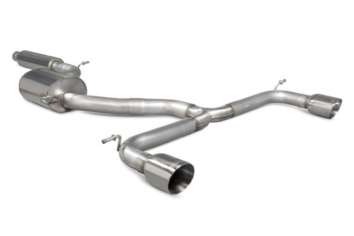 Scorpion cat-back exhaust system for Volkswagen Golf Mk7.5 1.5 TSI