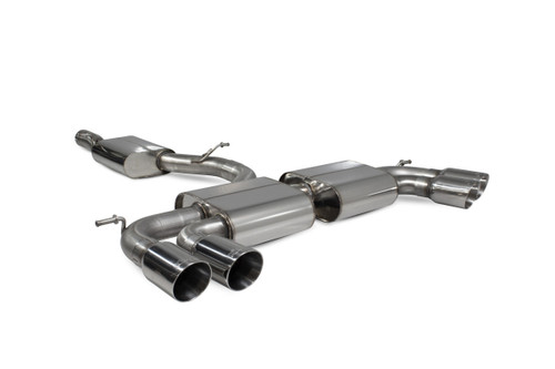 Scorpion resonated cat/GPF-back system without valves for Audi S3 8V 3-Door and Sportback