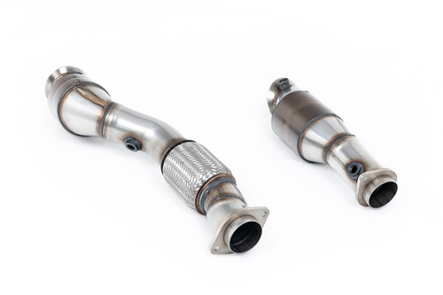 Milltek downpipe with hi-flow sports cat for BMW M2, M3 and M4 (S58)