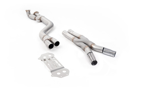 Milltek GPF/OPF bypass with Z pipe for BMW M2 G87 with OE axle-back