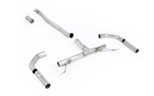 Milltek front pipe-back exhaust system for Mercedes-AMG A35 and CLA35