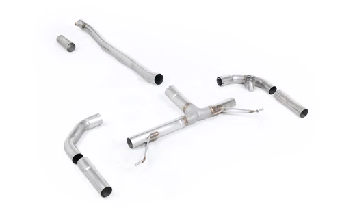 Milltek front pipe-back exhaust system for Mercedes-AMG A35 and CLA35