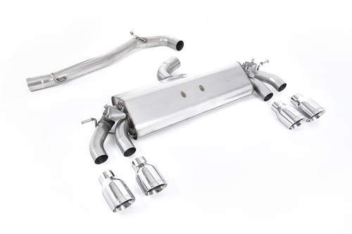 Milltek non-resonated GPF/OPF-back exhaust for Volkswagen Golf R Mk7.5