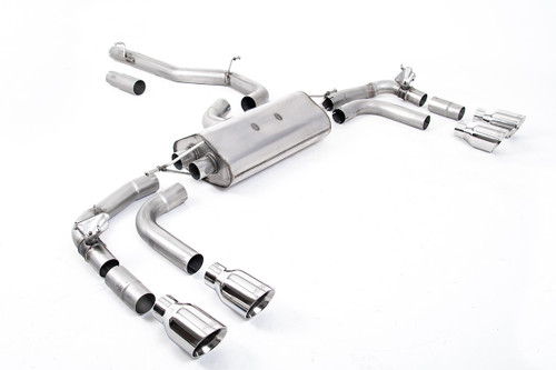 Milltek gpf/opf-back exhaust system for Volkswagen Tiguan R EA888.4 MQB EVO (GPF models)