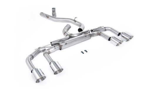 Milltek race exhaust system for Volkswagen Golf R Mk8 and Mk8.5