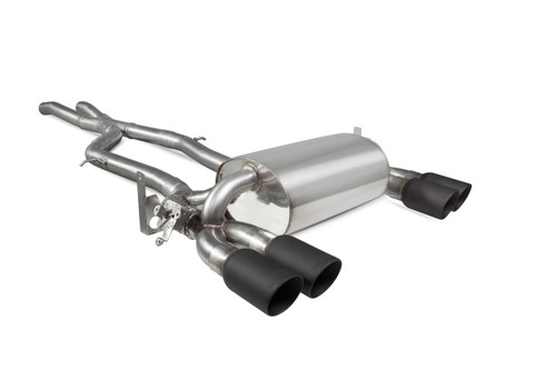 Scorpion non-resonated cat-back system with electronic valves SBMS073C for BMW M3 (F80)
