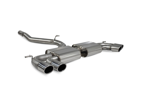 Scorpion non-resonated cat/GPF-back system SVWS055D for Volkswagen Golf R Mk7.5 Facelift