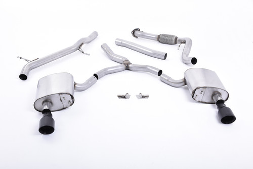 Milltek non-res cat-back SSXAU615 for Audi A4 B9 2.0 TFSI