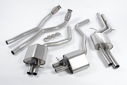 Milltek resonated cat-back exhaust system for Audi RS6 / RS7 C7