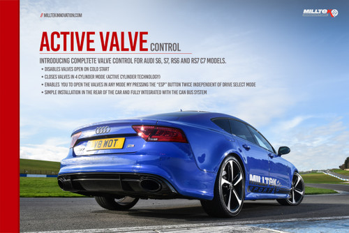 Milltek Active Valve Control - S4 - 3.0 Turbo V6 B9 - Saloon/Sedan & Avant (Sport Diff Models Only) - 2016-2020 - SSXAU677_1