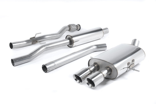 Milltek resonated cat-back exhaust (ECE approved) SSXM022 for the Mini Cooper S Coupe R58