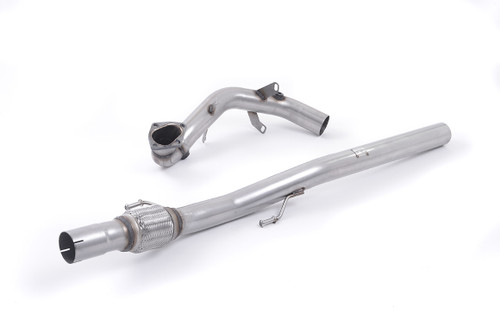 Milltek large bore downpipe with de-cat SSXAU297 for the SEAT Ibiza Cupra 6J