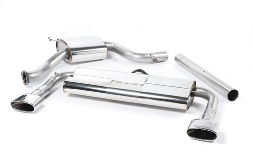 Milltek Cat-back - EC-Approved. Polished Oval Tips - Leon - Cupra 280 & 290 2.0 TSI - 2017-2020 - SSXSE157