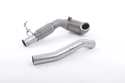 Milltek large-bore downpipe with hi-flow cat SSXVW261 for VW Golf Mk7.5 GTI