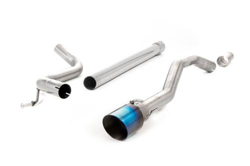 Milltek non-resonated cat-back exhaust SSXVW486 for Volkswagen Up! 1.0 TSI and GTI
