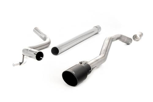 Milltek Non-Res Cat-Back Cerakote Black Tip SSXVW484 for VW Up! GTI 1.0 TSI