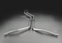 Remus Non-Resonated Downpipe back System Left/Right with 2 tail pipes @ 84 mm angled - A5 8T Coupe S5 4.2 FSI V8 260 kW CAUA 2007-