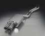 Remus Rear Silencer Left with 2 tail pipes @ 84 mm straight, carbon insert - Z4 E89 Cabriolet sDrive 23i 150 kW N52B25A 2009-