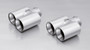 Remus Rear Silencer Left/Right with 4 tail pipes @ 76 mm straight cut, chromed - Leon 5F 3/5 Door 2.0 TSI Cupra 206 kW CJXA 2014-