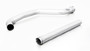 Remus Non-Resonated Cat back System with Non-Resonated Rear Silencer Left/Right with 2 tail pipes 142x72 mm angled/angled, chromed - Leon 5F 3/5 Door 2.0 TSI Cupra 300 221 kW CJXC 2017-