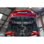 Scorpion Resonated cat/gpf-back system without valves w/Black ceramic coated quad Daytona trims