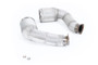 Milltek large-bore downpipes with hi-flow sports cat for Lamborghini Urus and Audi SQ8