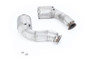 Milltek large-bore de-cat downpipes for Lamborghini Urus and Audi SQ8