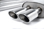 Milltek non-resonated cat-back exhaust with twin oval tips for Mini Cooper S Coupe R58