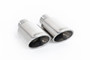 Milltek non-resonated cat-back exhaust with twin oval tips for Mini Cooper S Coupe R58