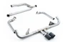 Milltek full exhaust system with de-cat for Porsche 718 GTS 2.5T