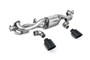 Milltek particulate filter-back exhaust with Cerakote black trims for Porsche 718 Cayman GT4 4.0