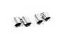 Milltek polished tips for Porsche 911 991.1 3.8 C2S and C4S