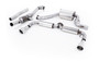 Milltek turbo-back exhaust system for Volkswagen Scirocco R