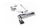 Milltek resonated cat-back exhaust for Volkswagen Golf Mk7.5 1.5 TSI Evo GTD style