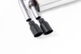 Milltek resonated cat-back exhaust for Volkswagen Golf Mk7.5 1.5 TSI Evo GTD style